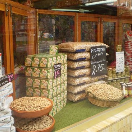 ventas minoristas de frutos secos en Valladolid